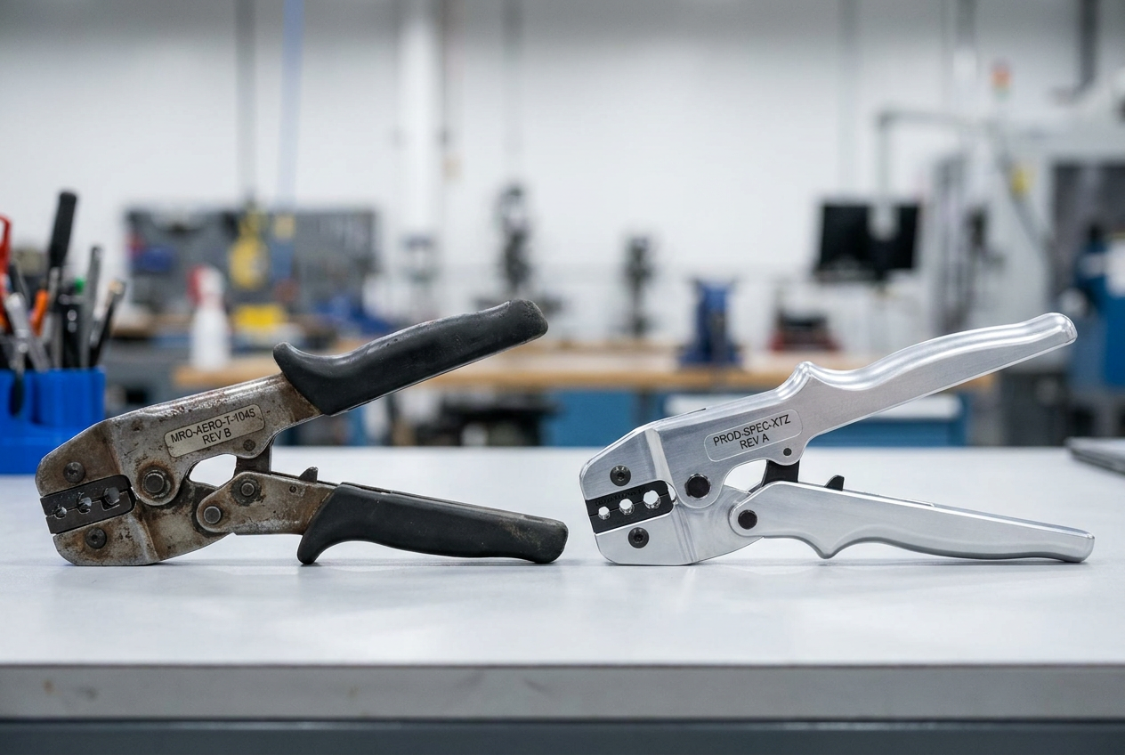 Choosing the Correct Crimping Tool Frame for MRO vs. Production Environments