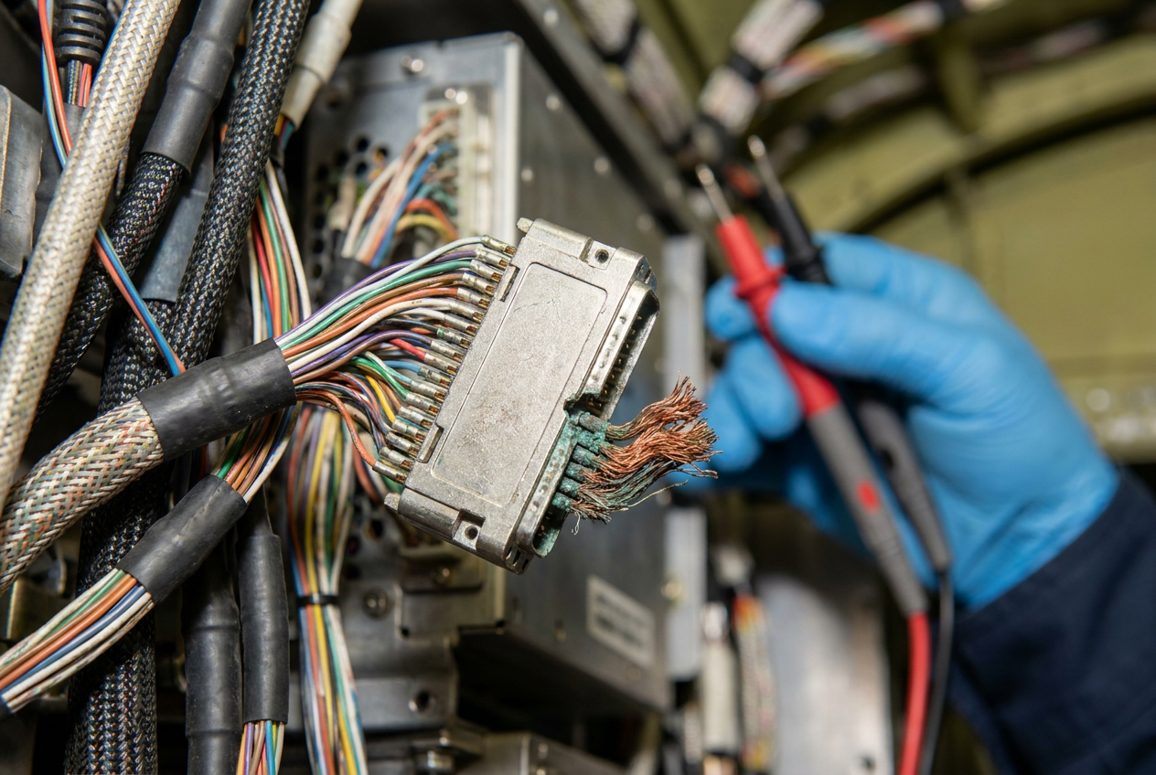 Failure Analysis of Intermittent Opens in Aerospace Electrical Interconnect Systems